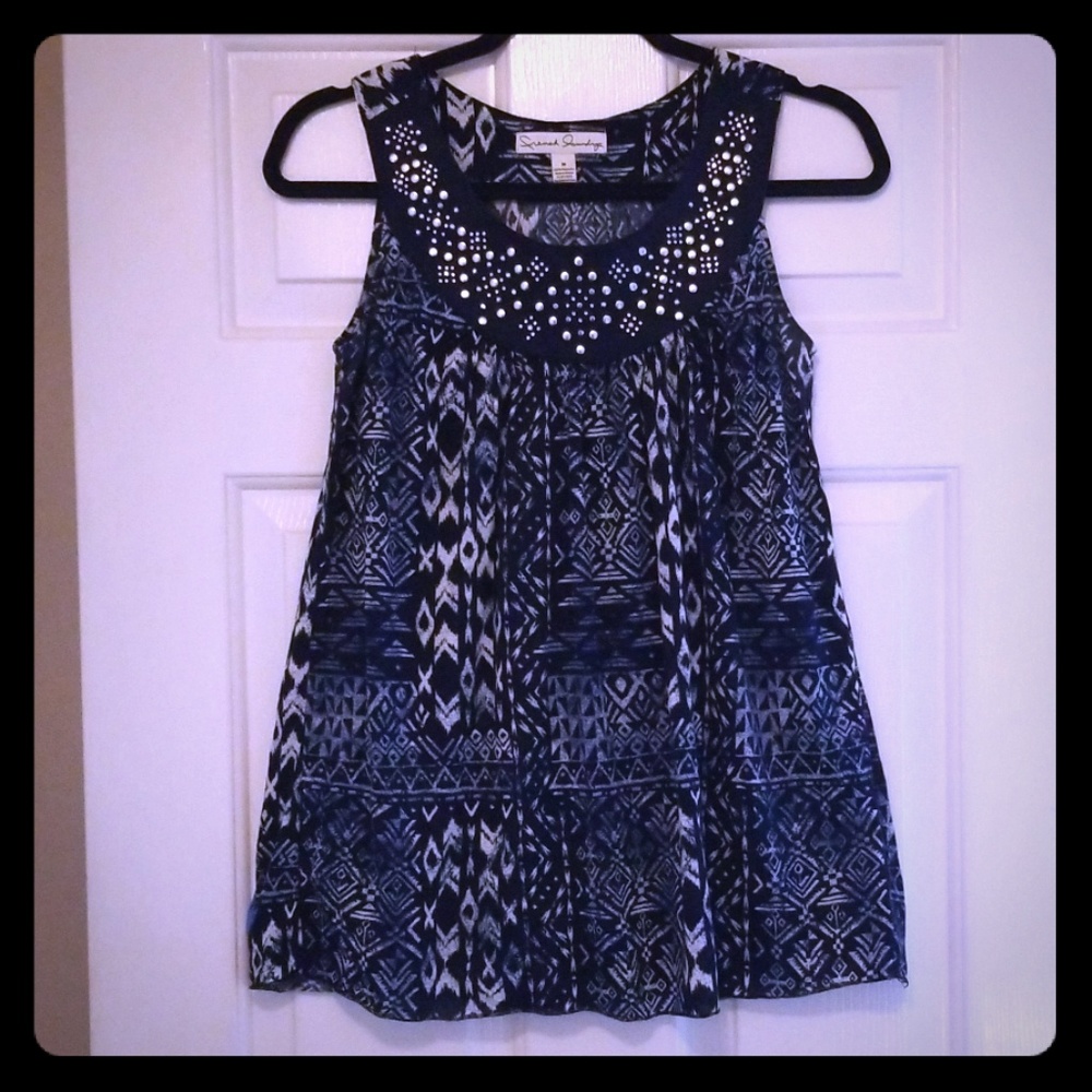 Light and airy fun in the sun tank top.